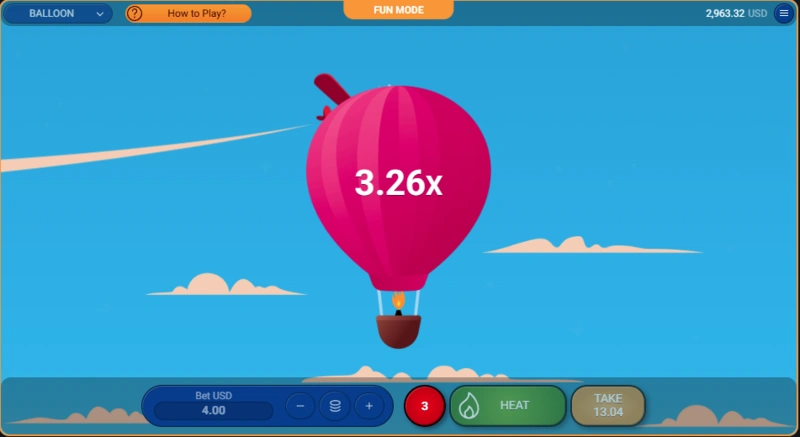balloon casino game